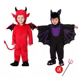 할로윈 어린이 의상 붉은 악마 슈트 박쥐 공연복