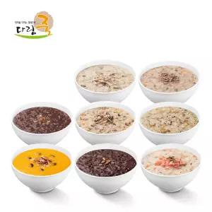 다림죽 든든하고 맛있는 맛보기죽 8종/8팩 세트
