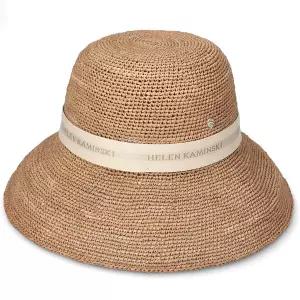 25FW 헬렌카민스키 라피아 프로방스 로고10 버킷햇 HAT51952 NOUGAT