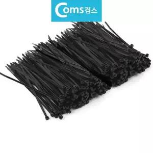 컴스T1683 579ZSS27 블랙 케이블타이 1000개 20cm 전선정리