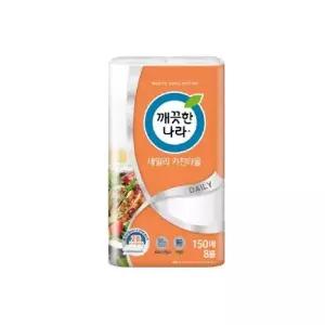 깨끗한나라 데일리 키친타올 150매 8롤 1팩