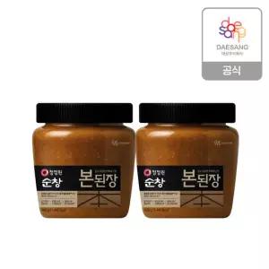 청정원 순창 본된장 900g 2개 + (증정)진간장200ml