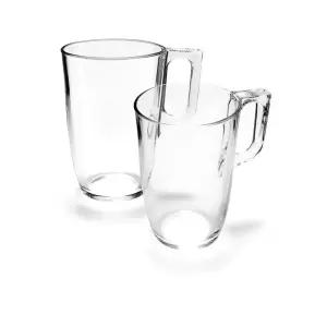 프랑스 루미낙 내열강화유리 티머그 400ml 2P 주방용품 컵 머그컵 유리