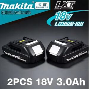 마키타 3.0Ah 18V 충전식 배터리 공구 BL1830B DTW700 호환)