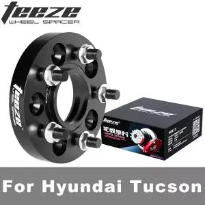 허브스페이스 휠 Teeze For Hyundai Tucson 5x114.3 CB 67.1 M12x1.5 단조 알루미늄 블랙 스페이서 허브 어