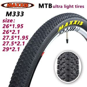 맥시스 M333 PACE 산악 자전거 타이어 초경량 펑크 방지 26/27.5/29인치 x 1.95/2.1/2.25er MTB 오프로드