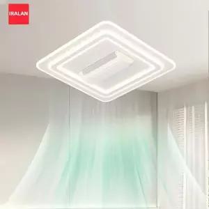 실링팬 천장 선풍기 천장팬  북유럽 스마트 LED 조명 APP 원격 제어 디밍 사각형 원형 220V 조명기구 침실