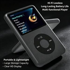 새로운 64GB Lecteur 아이팟 클래식 MP3 플레이어 블루투스, 라디오, 비디오, INNIOASIS Y1 전자 워크맨 기