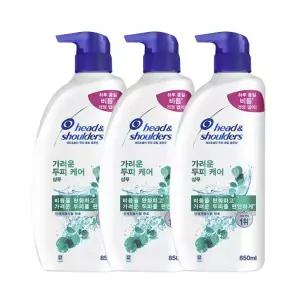 헤드앤숄더 가려운 두피케어 샴푸 850ml 3개