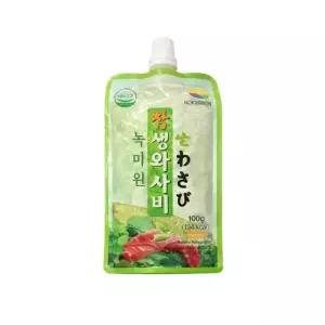 녹미원 생와사비 국내산 식감 생고추냉이 100g