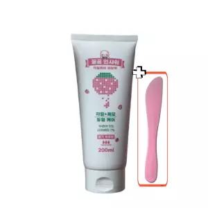 팀스모어 꿀곰 인샤워 각질케어 제모크림 200ml(+스파츌러+진정크림 30ml)