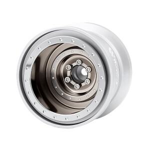 TCRC 4PCS 알루미늄 TRX4MT 비드락 휠 허브 F-150 1/18 스케일 몬스터 트럭용