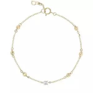 [로이드](센텀시티점)랩다이아몬드 0.09ct 샤인볼 14K 팔찌 LWF26006D