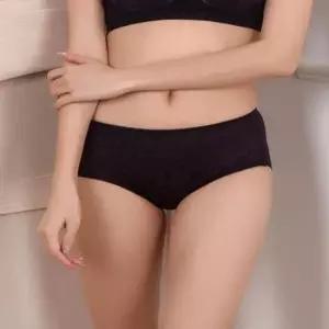 누디 호피 블랙 맥시팬티