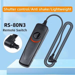 캐논 호환호환 EOS R1 R3 R5 R5II 5D IV 1DX III 7D2 카메라 액세서리용 RS-80N3 유선 리모트 셔터 릴리즈