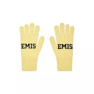 [이미스]m1037 1596323 여성 머플러 소품 LOGO FINGER GLOVES YELLOW 5721766