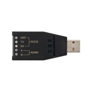 AMSAMOTION USB TO RS232 RS485 직렬 통신 모듈 산업용 USB-232/485 TIA 신호 변환기 커넥터 CH340