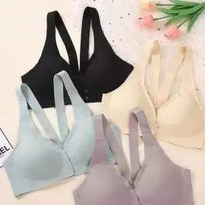 [라일리여성언더웨어] Rly 앞후크 브라 2xL 노와이어브라 가슴모아주는브라 50031281)
