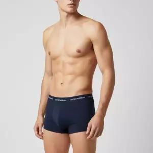 매장정품 EMPORIO ARMANI UNDERWEAR 엠포리오 아르마니 언더웨어 남성 레이온 스트레치 솔리드 드로즈 팬티