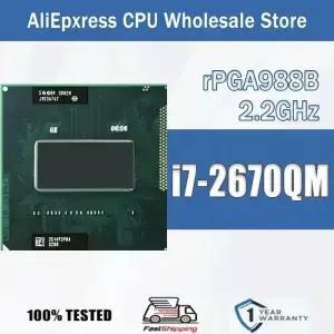 인텔 코어 i7-2670QM 컴퓨터 CPU 프로세서 서버 i7 소켓 G2 / rPGA988B SR02N