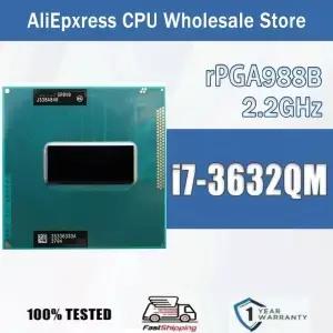 인텔 코어 I7-3632QM 2.2GHz 8스레드 6M 35W I7 컴퓨터 CPU 프로세서 서버 소켓 G2 / RPGA988B SR0V0