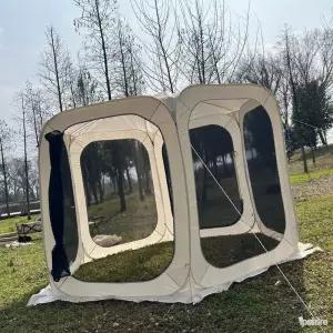 공구샵 낚시텐트 돔텐트 접이식 모기장 텐트 3~5인용