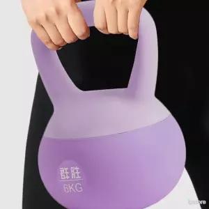 라프샵 아령케틀벨 모래케틀벨 케틀벨 6kg 퍼플 힙라인