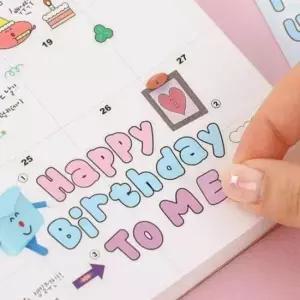 알파벳 스티커 8장 세트 레터링스티커