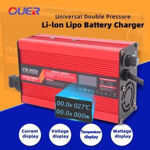 스마트 리튬 배터리 충전기, OLED 디스플레이 고속 48V 13S 이온 배터리용, 54.6V 5A