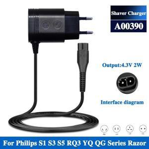 AU 영국 미국 EU 플러그 A00390 필립스 Norelco OneBlade QP2520 면도기용 충전기 전원 코드 어댑터