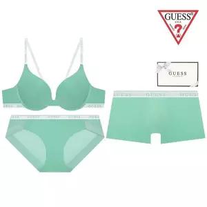 [게스]커플속옷 언더웨어 커플세트 화이트 로고밴딩 커플속옷세트 GDWBR121G
