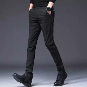 고품질 남자 면바지 기모안감 겨울 데일리 바지 회사원 작업바지 (W838AF7)