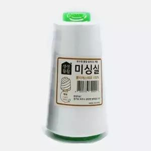 고품질 재봉실 미싱실-흰색 바느질실 손바느질실 가정용 재봉실 미싱실 재봉사 오버록미싱 WFOIR27