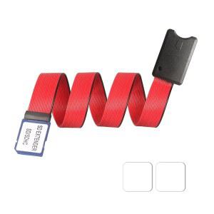 PINQIONGHE SD 메모리 카드 연장 케이블 PVC 소재 자동차 내비게이션 확장 컴퓨터 인터페이스 외장 슬롯 어댑터(19.6인치 / 50CM)