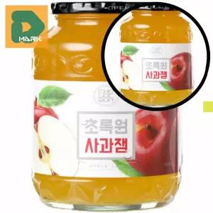 달콤한 사과잼 1kg 아침 간식용 홈카페 식사 토스트 보관 식재료 조리용 대용량 스프레드 과일잼 베이스