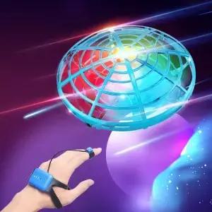 가벼운 제스처 감지가있는 미니 시계 RC UFO 드론 Quaopter icollision Flying Ball 헬리콥터 를위한