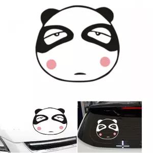 2p 셀프튜닝 너구리판다 차량유리스티커 K7 승용차 동호회 모닝 귀여운 문콕커버 세단 SM6
