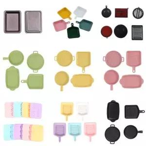 1/12 Dollhouse Miniature Mini Plate 인형 집 장식을위한 소형 베이킹 트레이