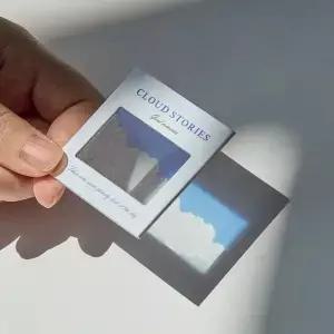반투명 풍경 필름 책갈피 미적 책 페 액세서리 DIY 장식 카드 펜던트 키 체인