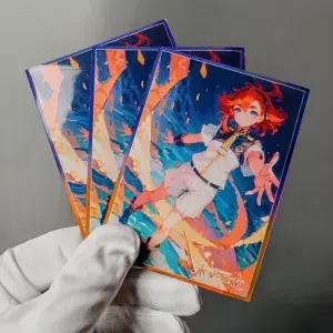머큐리의 마녀 수레타 플래시 카드 케이스 린 렘브란 67X92MM 게임 컬렉션 보호
