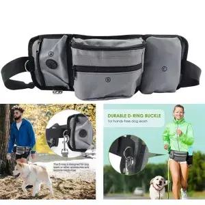 애완 동물 DogTraining 허리 가방 스낵 다기능 개 야외 산책 먹이 휴대용 벨트 동반 간식 주머니