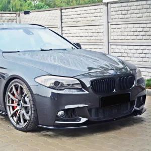 BMW 5 F10 520i 528i 530i 535i 550i 2010-2017용 프론트 에어 디플렉터 범퍼 립 턱 보호대 튜닝 스플리터