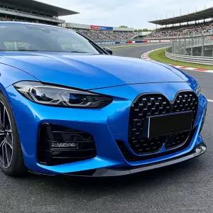BMW 4 G22 G23 420d 420i 430i 430d M440i M 스포츠 -용 튜닝 액세서리 프론트 범퍼 립 스플리터 에어댐 튜