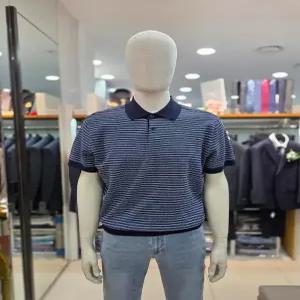 [인디안]면혼방 잔스트라이프 폴로 MIUBS6M238156_DG