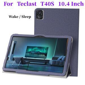 Teclast T40S / Pro용 인조 가죽 케이스 커버(스탠드 업 기능 포함) 코브