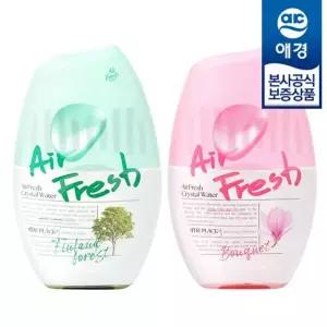 애경 에어후레쉬 크리스탈 워터 방향제 400ml x2개