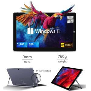 PAD1162 태블릿 11.6인치 윈도우 11 인텔 셀러론 N4100 64비트 LPDDR3 8GB 램 512GB SSD ROM 1920 x 1080