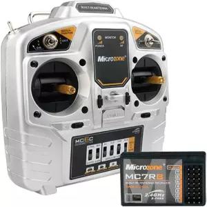 RC 비행기 드론 쿼드콥터 자동차 보트 헬리콥터용 안테나 수신기 MC7RB 무선 시스템이 장착된 2.4GHz 6채널