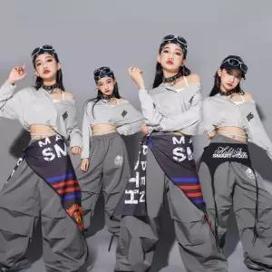 티셔츠 맨투맨 순면 방송댄스복 반팔 옷 그