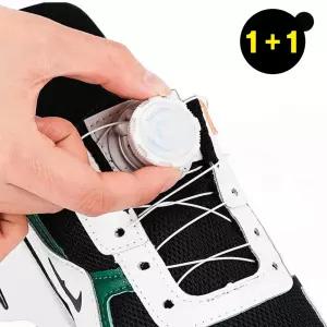 (1+1) 운동화 다이얼 신발끈 스포츠 조절 버클 등산화 런닝화 회전 고정